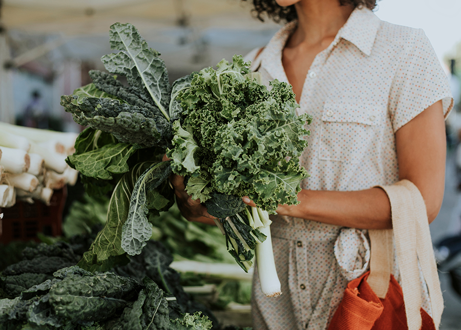 Woman at Farmer's Market