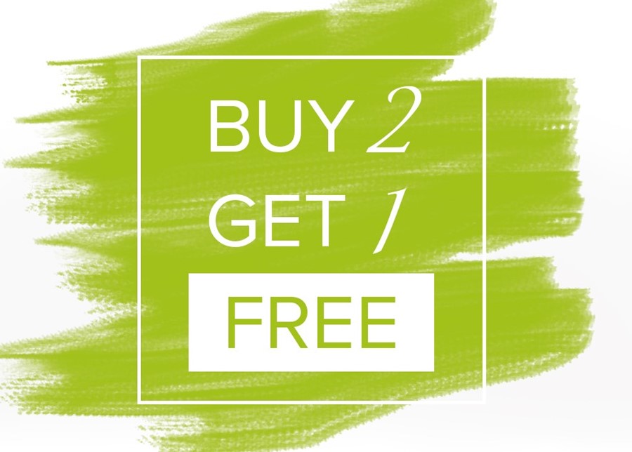 Buy 2 Get 1 Free Off Selected Products!