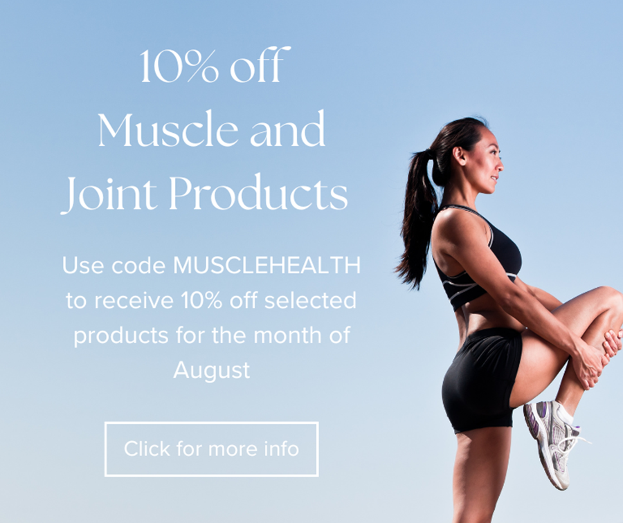 10% Off Muscle Products this August!